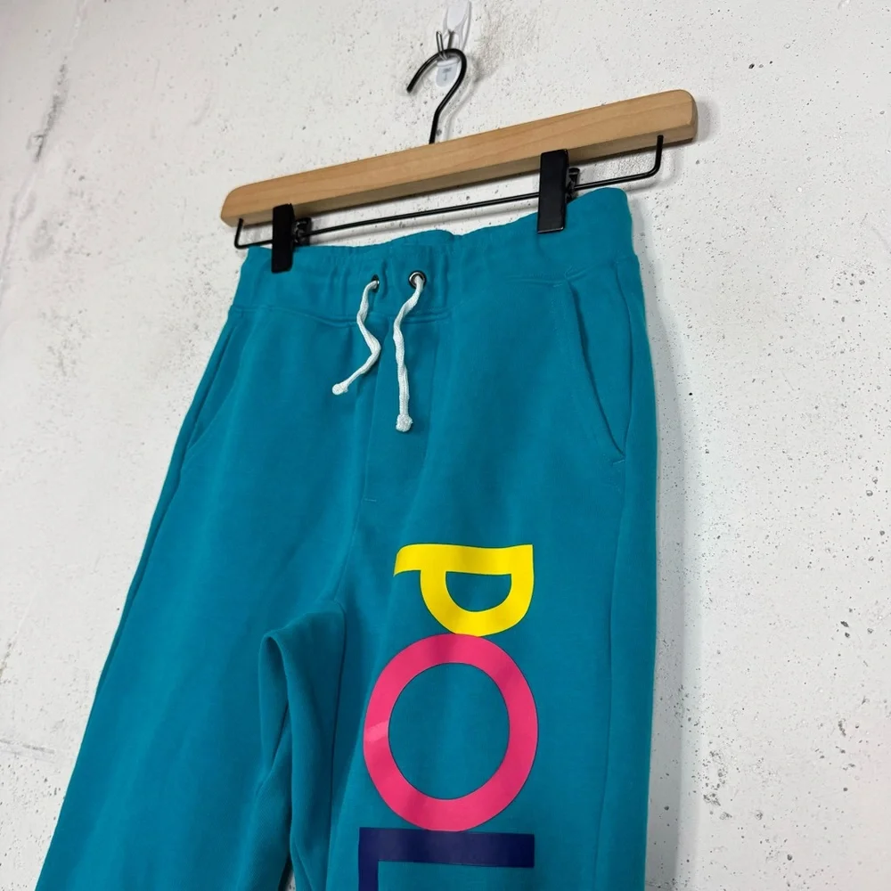 Polo Double Knit Jogger Sweatpants Boys Small - Picture 6 of 7